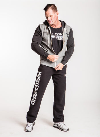 Classic Physique Muscle Hustle Pocketed Sweatpants - Black