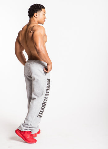 Classic Physique Muscle Hustle Pocketed Sweatpants - Grey