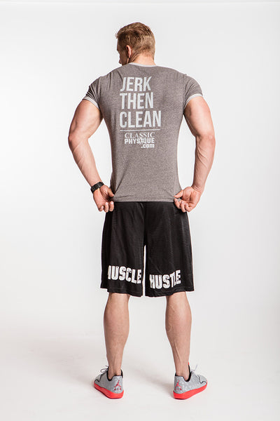 Classic Physique Clean & Jerk T-Shirt - Grey